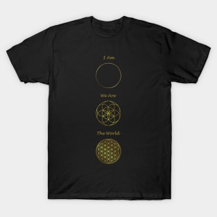 Sacred Geometry I, You and The World T-Shirt